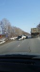 КамАЗ и Toyota столкнулись в пригороде Южно-Сахалинска, Фото: 3