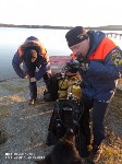 Сахалинские спасатели-водолазы провели тренировки в ледяном море, Фото: 5