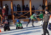 Мастер-класс для любителей хоккея прошел на площади Ленина в Южно-Сахалинске, Фото: 22