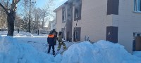 Пожар на втором этаже бывшего РГТЭУ потушили в Южно-Сахалинске, Фото: 1